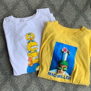 TWO graphic tee’s